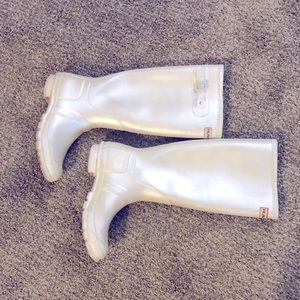 Hunter Rain Boots Pearlescent